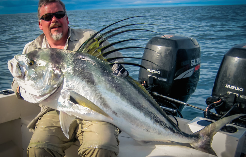 huge roosterfish world record